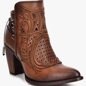 Cuadra Genuine Embroidered Leather Boots